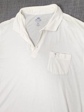 Peter Millar Seaside Wash Lightweight Stretch Pocket Polo Shirt. XXL